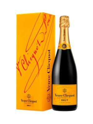 bouteilles Veuve cliquot carte jaune